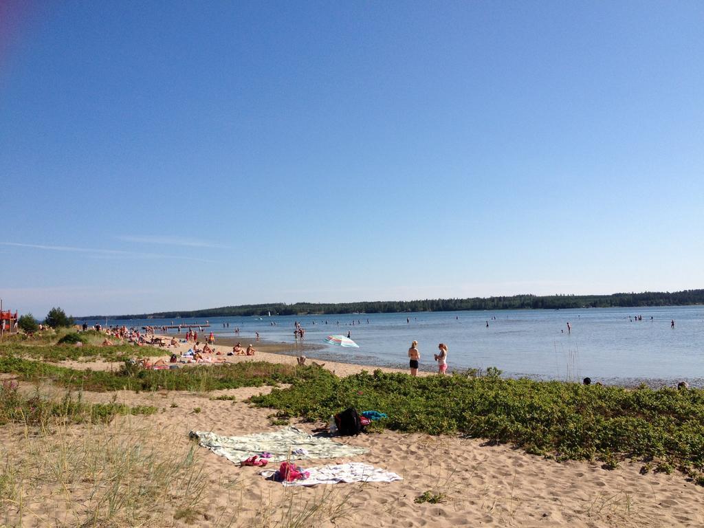Hostel Hudiksvall Malnbaden Camping Exterior foto